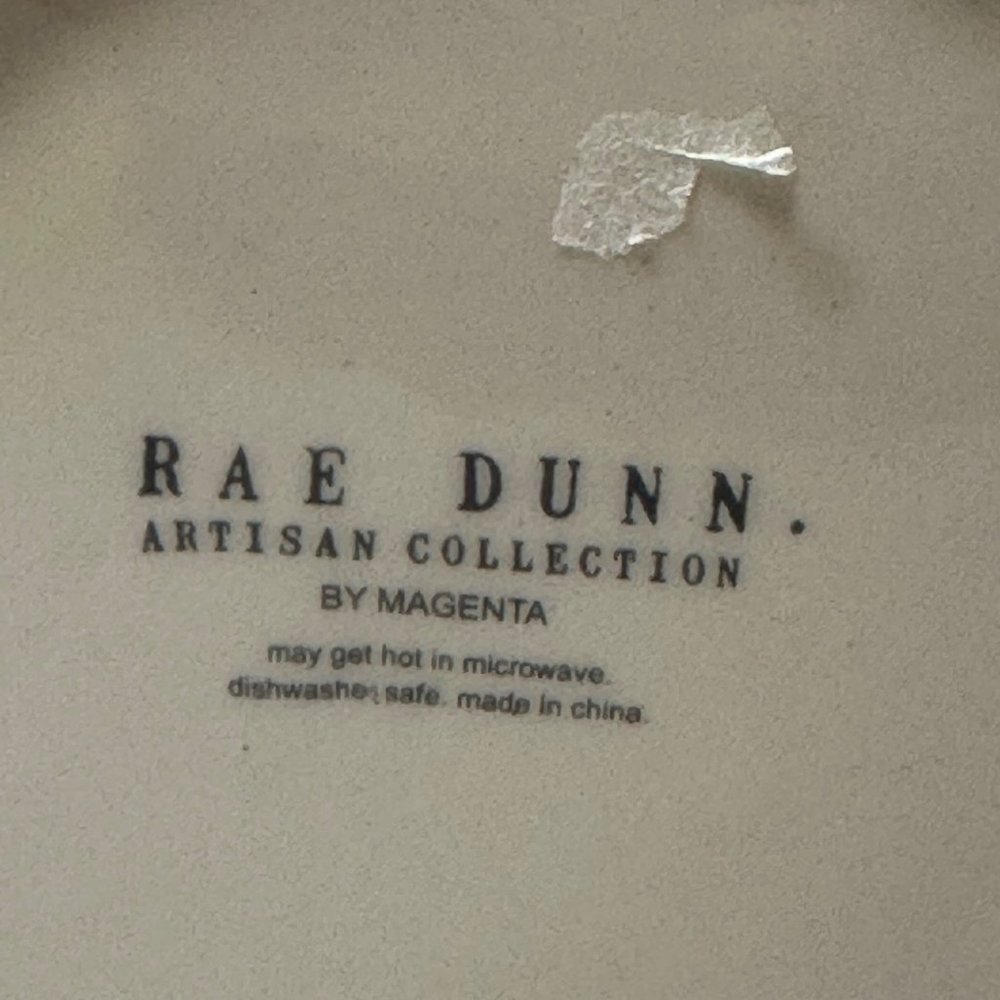 Rae Dunn 7" YUM Canister Buffalo Plaid By Magenta Artisan Collection Christmas - Picture 11 of 11